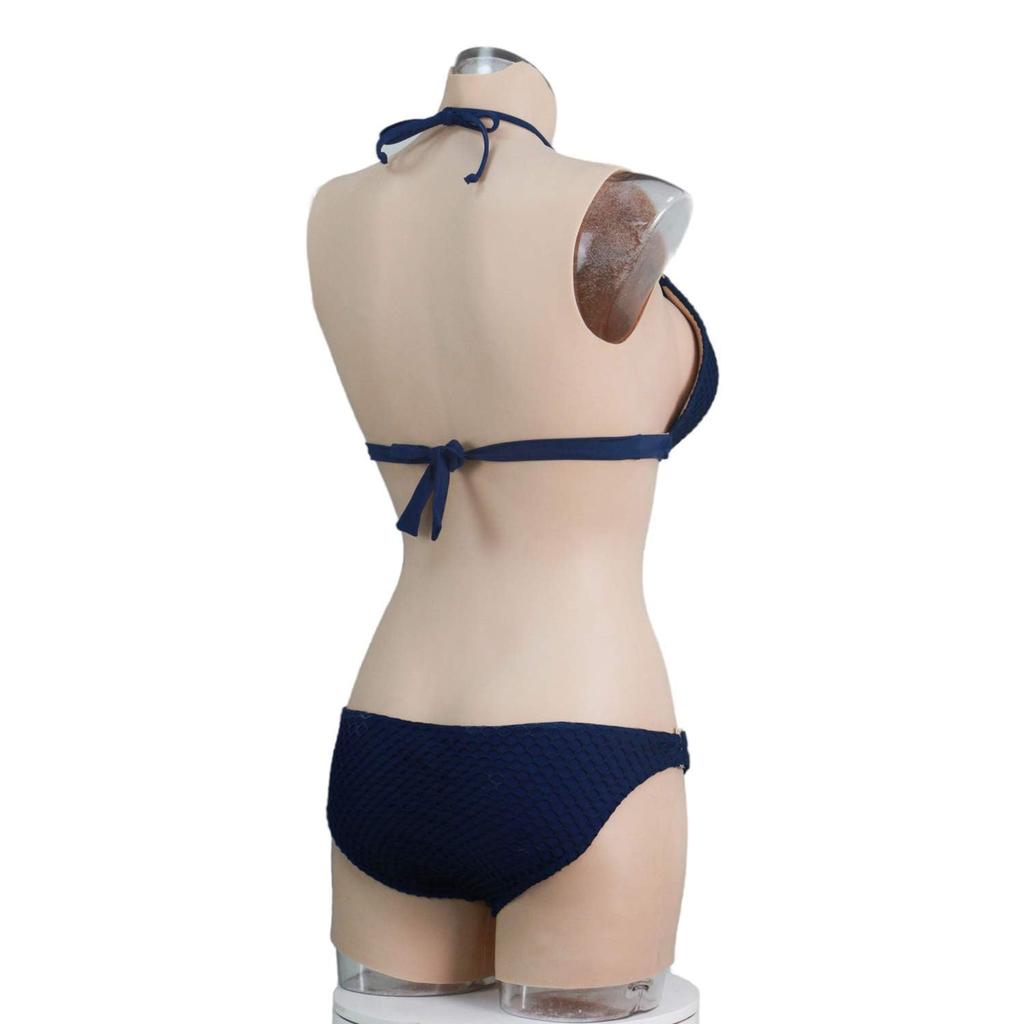 Силикон Силикон Силикон для Белый [Kyotoo] Бюст, Брюки, Боди, Маскировка, Косплей, Эластичный, Костюм, Без рукавов, Длина три четверти,