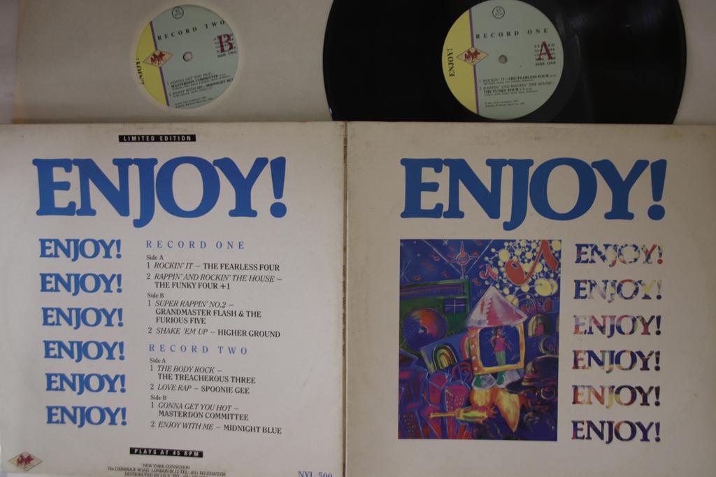 12inch Record VARIOUS - Enjoy! NYL500 NEW YORK CONNEX 1983 UK Soul/Funk Used