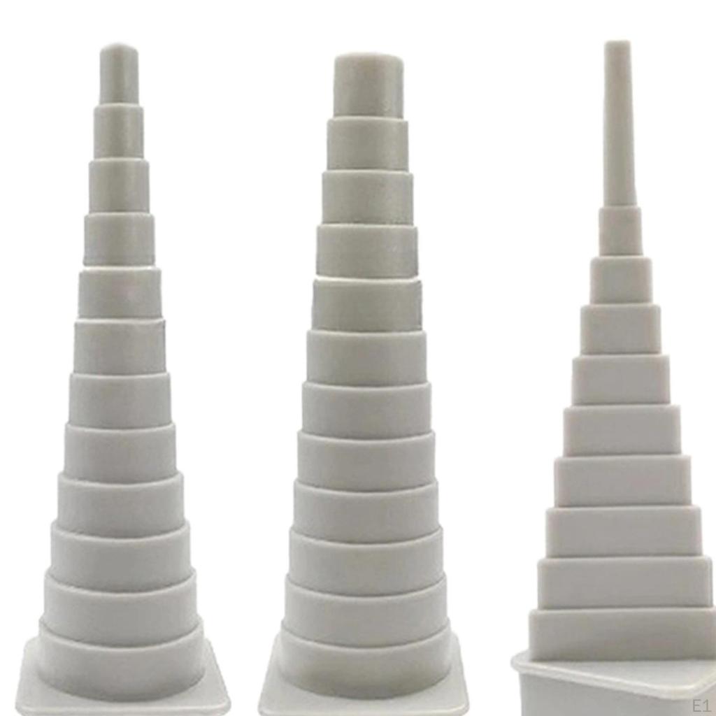 Wire Wrapping Mandrel,Wire Looping Tool Portable Accessories,4 Shapes Quilling Border for Jewelry