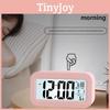 Rechargeable Alarm Digital Clock With Smart Light Sensor Room Gift Decoration