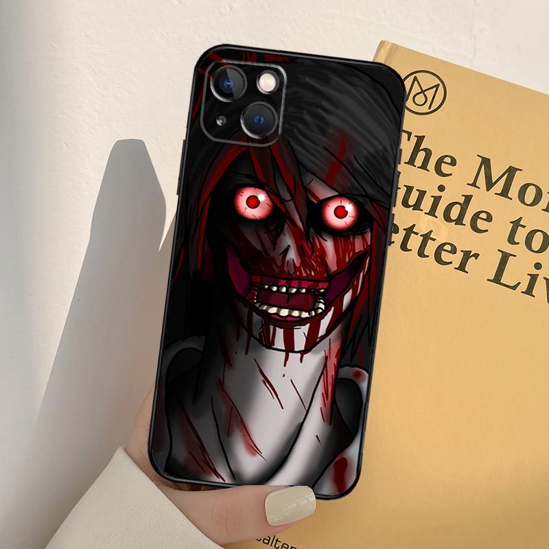 Чехол для телефона с японским аниме «Джефф убийца» для iPhone 12 11 13 14 Pro Max X XR XS Max 7 8 Plus SE 2020 12 Mini 13 Mini Cover