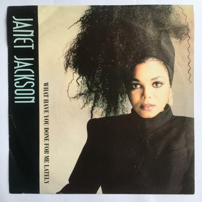 7-дюймовая пластинка JANET JACKSON - What Have You Done For Me Lately AM308 A&M Records 1986 UK Pop Б/У