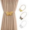 Elegant Butterfly Magnetic Curtain Tiebacks Modern Decorative Window Treatment Holdbacks