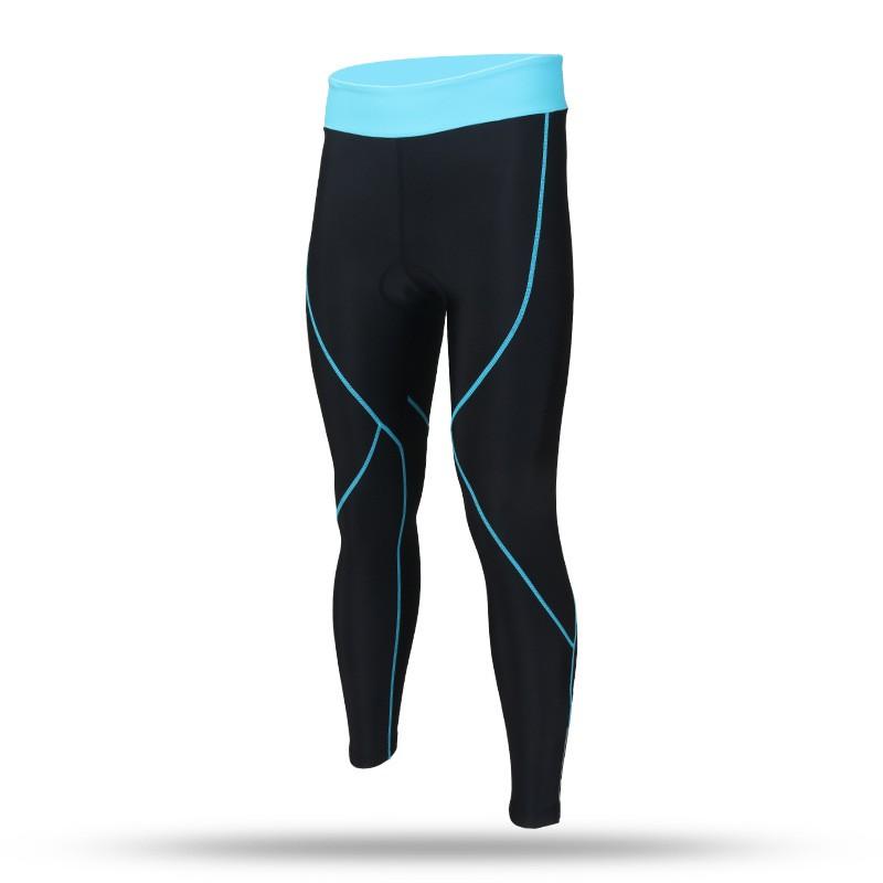 Womens Cycling Tights Quick Dry Long Pants Road Bike Riding Trousers Solid Color Stretch Fit