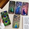 Чехол для телефона с узором «Павлин» для OPPO Reno 14 13 11 12 F 10 Pro 8T 7 8 Lite OPPO Find X9 X8 X5 Pro Задняя крышка