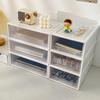 Desktop Storage Box Drawer Style Kitchen Storage Box Single-Layer Stackable Makeup and Jewelry Sorting Box