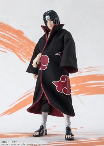 TAMASHII NATIONS SHFiguarts NARUTO Itachi Uchiha -NARUTOP99 Edition- Приблизительно 155 мм ПВХ, АБС и ткань окрашенная подвижная фигурка