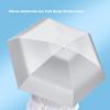 Little Silver Shield Capsule Sun Umbrella, Dual-Use for Sunny And Rainy Days, UV Protection, Sun Protection Umbrella, Folding Umbrella, Tiffany Blue