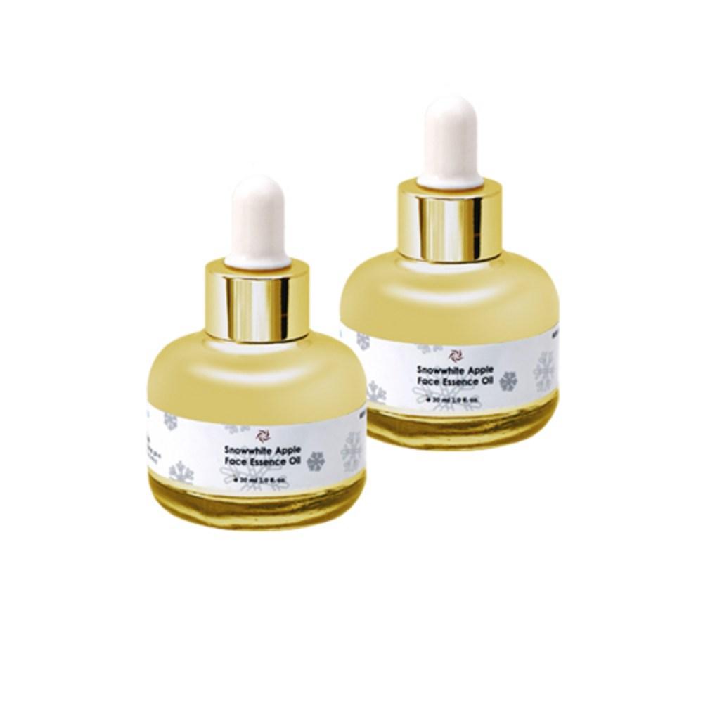 VERFLOS Snow White Apple Face Essence Oil 30ml - Whitening & Wrinkle Improvement & Drying Multi Essence Oil, 30ml, 2 Units