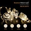 Гирлянда Fairy String Lights Водонепроницаемая 40 светодиодов 4 м медная проволока Лента Банты Светильники для вечеринок, свадеб, праздников, рождественских елок