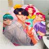 Автоматический зонт с принтом «Охотники на демонов K-Pop», 8 спиц, железный каркас, пластиковая ручка, подходит для путешествий на открытом воздухе и на каждый день, идеальный подарок