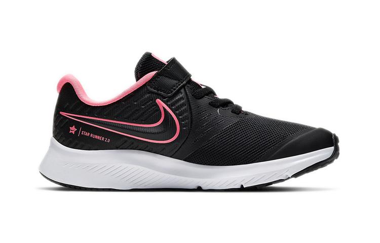 Nike Star Runner 2 Амортизация Дышащие Легкие Амортизация Дышащие Легкие Низкие Детские Беговые Кроссовки AT1801-002