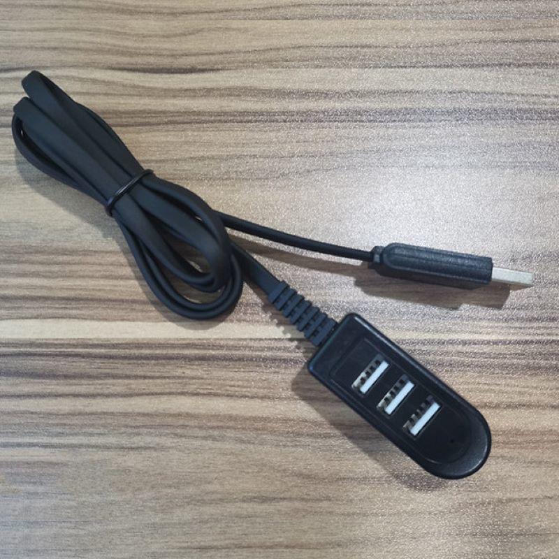 Трехпортовый USB-хаб для зарядки с удлинителем для мобильных телефонов
