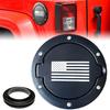 JK Крышка бензобака и Дверца лючка топливного бака с флагом для Jeep Wrangler JK 2007-2018 Unlimited Аксессуары