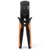 Обжимные клещи KF CPTEC для прецизионных малых клемм с открытым корпусом с автоматическим стопором позиционирования, совместимы с разъемами "пуля", Faston и
