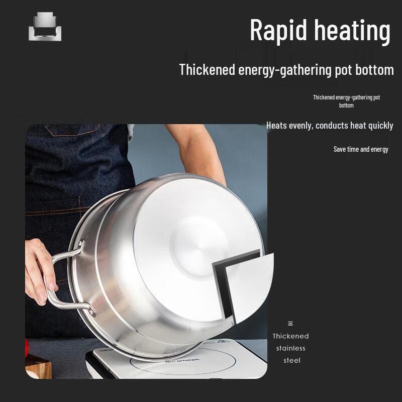 Zhang Xiao Quan 28cm 3-Layer Stainless Steel Steamer