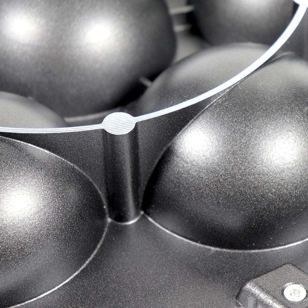 7 отверстий железная форма для кексов портативная круглая кухонная форма для выпечки высококачественная чугунная сковорода круглая домашняя кухня антипригарные инструменты для выпечки