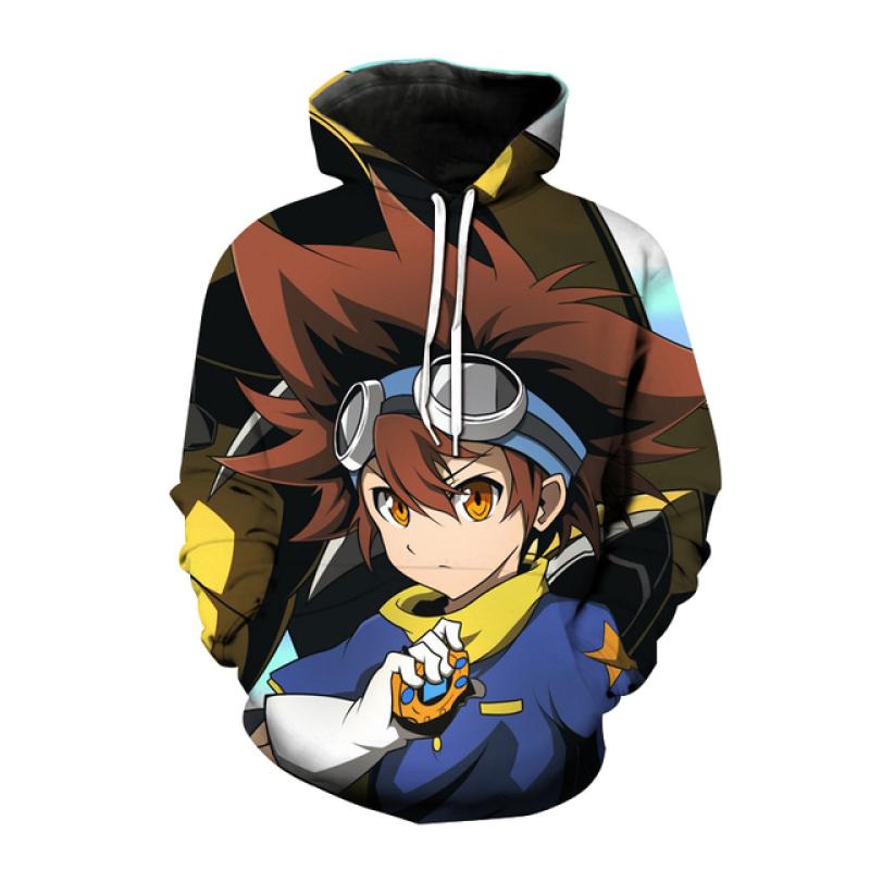 Осень-зима толстовки с капюшоном в стиле аниме Digimon Adventure 3D принт толстовка для мужчин и женщин модный пуловер с капюшоном цифровые монстры пальто унисекс