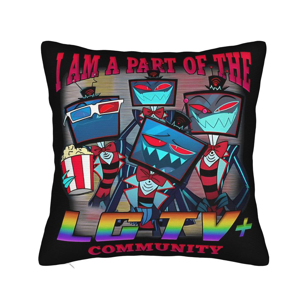 Hazbines отели alastor vox Наволочка Мерч Печать Чехол для подушки Наволочки Декор гостиной Квадратный Разные размеры