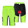 WOSAWE Men's Cycling Shorts Built-in 3D Cushion Padding Loose Fit Shockproof MTB Bike Trousers Breathable with Multi Pockets