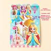 1/2/4 набора Магнитные игрушки принцессы для ролевых игр, Магнитные бумажные куклы для переодевания для девочек, Игровой набор для путешествий