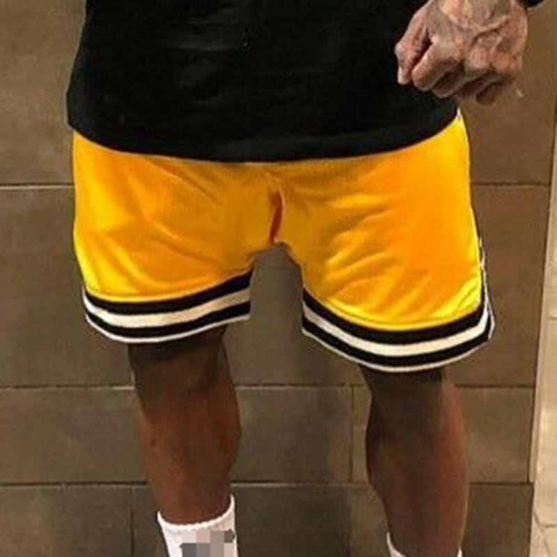 Lightweight Mens Fitness Shorts Perfect For Daily Wear With Comfy Style And Solid Pattern