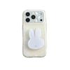 Мультяшный Кролик Большая Голова Подставка Чехол для iPhone 17/16 Pro Max/15 Pro Девичий