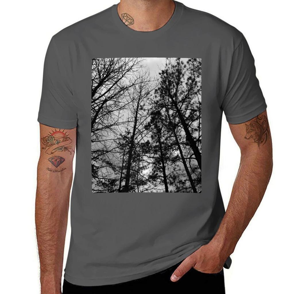 Carving Shadows into an Anemic Sky TShirt High Elasticity Sports Tee Shirt
