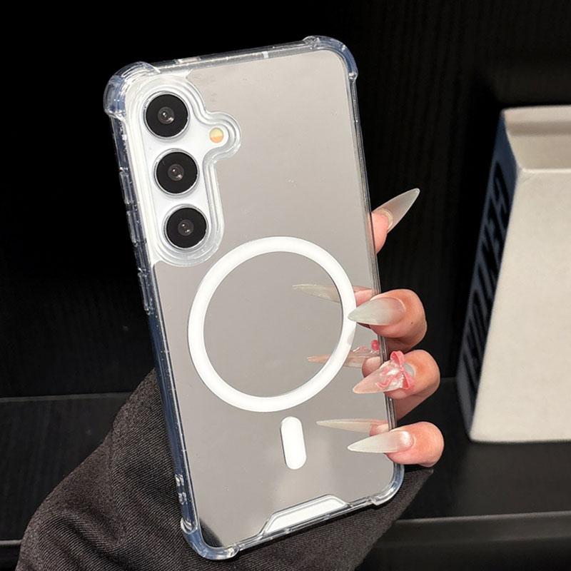 Mirror Phone Cases For Samsung Galaxy S26 S25 Ultra S24 S23 S22 Note20 A52 A53 A54 A55 A56 A16 Shockproof Back Cover