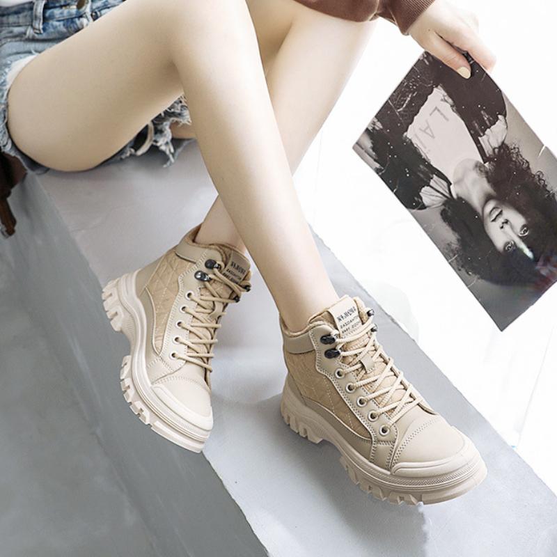 Зимние ботинки женские водонепроницаемые зимние ботинки женские удобные плюшевые теплые ботинки для скейтбординга спортивные повседневные ботинки на платформе