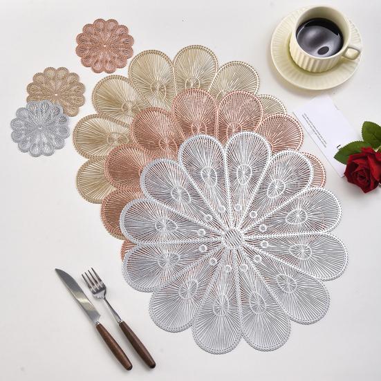 ПВХ подставка для столовых приборов теплоизоляция коврик для стола подставки для чашек нескользящая подставка для обеденного стола защищает стол от ожогов пятна декор для дома кухня бар