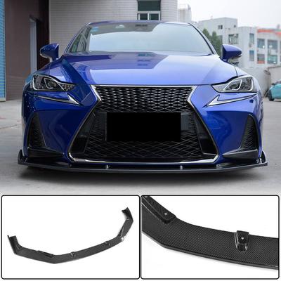 Накладка на передний бампер Lip (для Base/F-Sport 2016-2020, Карбон) для Lexus IS 2013- гг