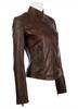 AVIATRIX Women's Real Leather Jacket (CRD9) - Nevada Brown
