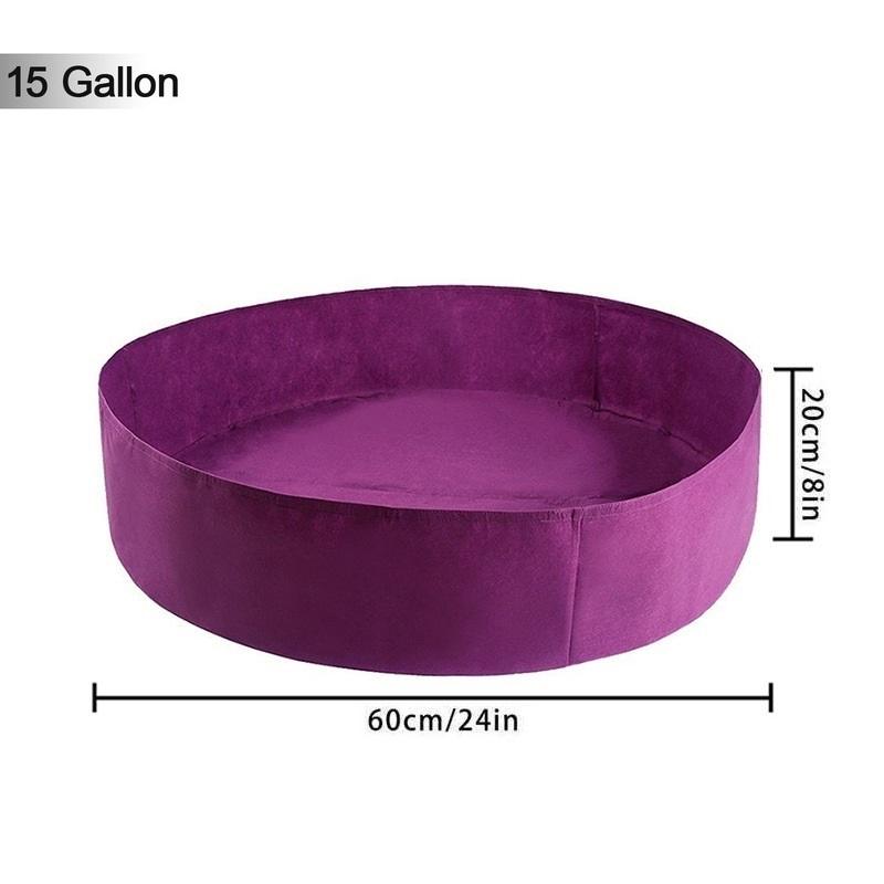 15/50/100 Gallon Large Capacity Plants Growing Bag Garden Flower Planter Elevated Vegetable Box Planting Grow Bag