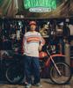 PHYPS MOTORCYCLE Honda Vtg Кепка Тракер_Красный