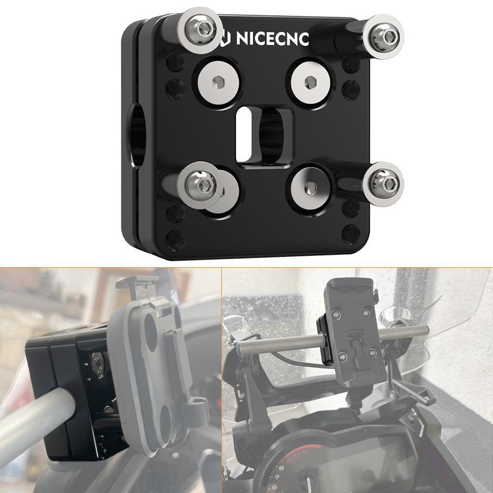 Universal 12mm Bar Motorcycle Phone GPS Bracket AMPS Mount for BMW R1200 R1250 GS GSA Yamaha Tenere 700 Aprilia Tuareg 660