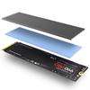 Алюминиевый радиатор для M.2 SSD 2280 NVMe – с термопрокладкой, подходит для PS5 и ПК