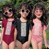 Girls' Cute One-Piece Toddler Swimsuit