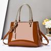 Bag Women's 2025 New Trend Fashion Patent Leather Large Capacity Simple Commuter Tote Single Shoulder Oblique Span Portable Women's Bag