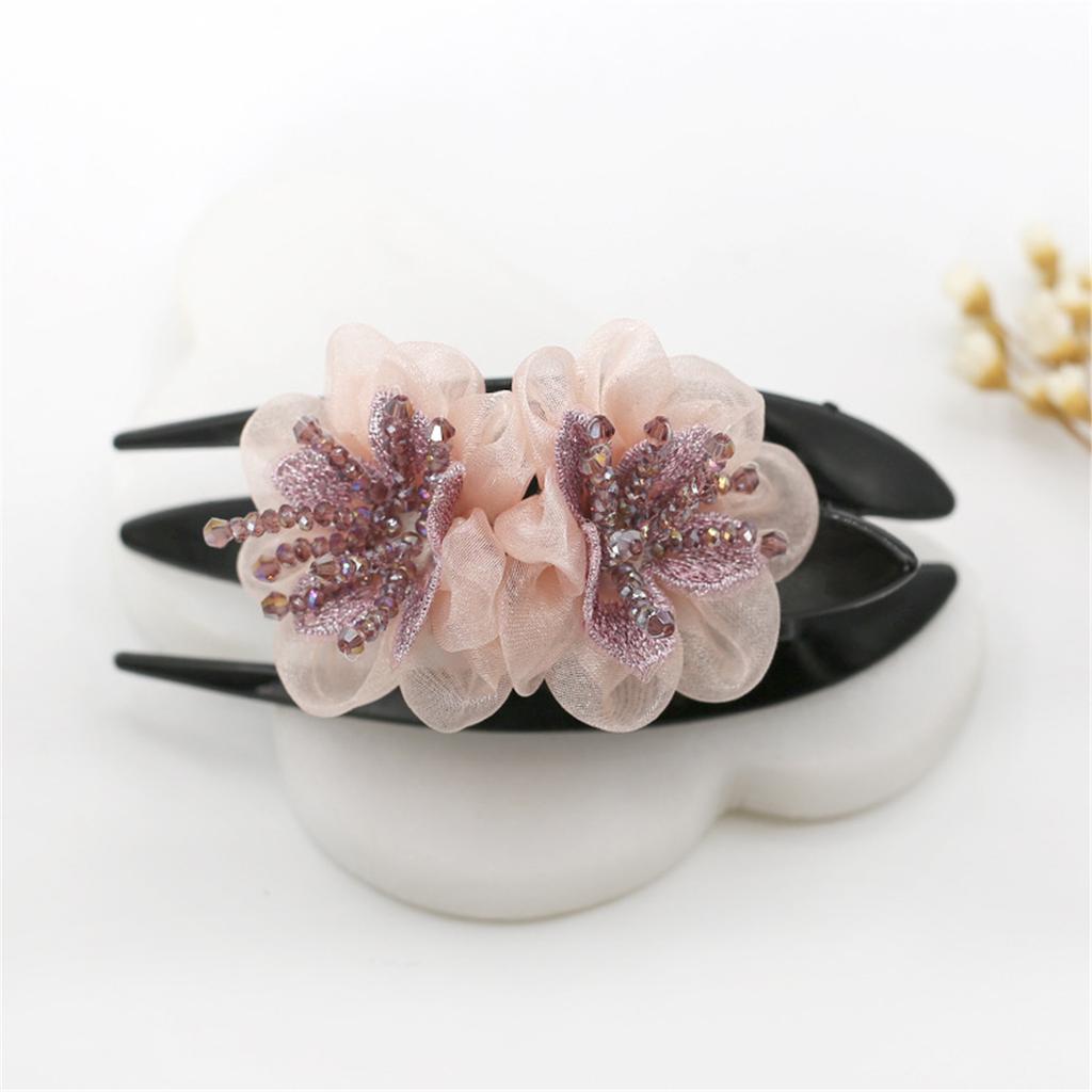 Fashion Women Hairpin Flower Large Duckbill Hair Claw Clip Clamp Headwear Barrettes Hairgrip