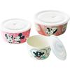 Maebata Disney Microwave Pack Set of 3, D-MF26, Mickey & Minnie Mouse, 50798