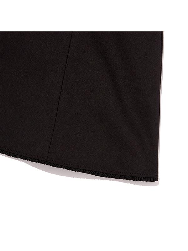 Kirsh Woven Spandex Mini Dress [Black]
