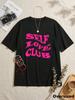 Self Love Club Printed TShirt 2026 Spring Summer New Unisexs Oversize Tees Home Outdoor Comfort Casual Soft Short Sleeve Top
