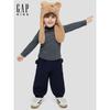 Gap Мальчики Малыши 2025 Осень и Зима Новые Вельветовые 3D Декоративные Утепленные Флисом Длинные Брюки Детские Повседневные Брюки 829336