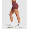 Gymshark Повседневные бесшовные шорты бордового коричневого цвета B6a8m Rbqv