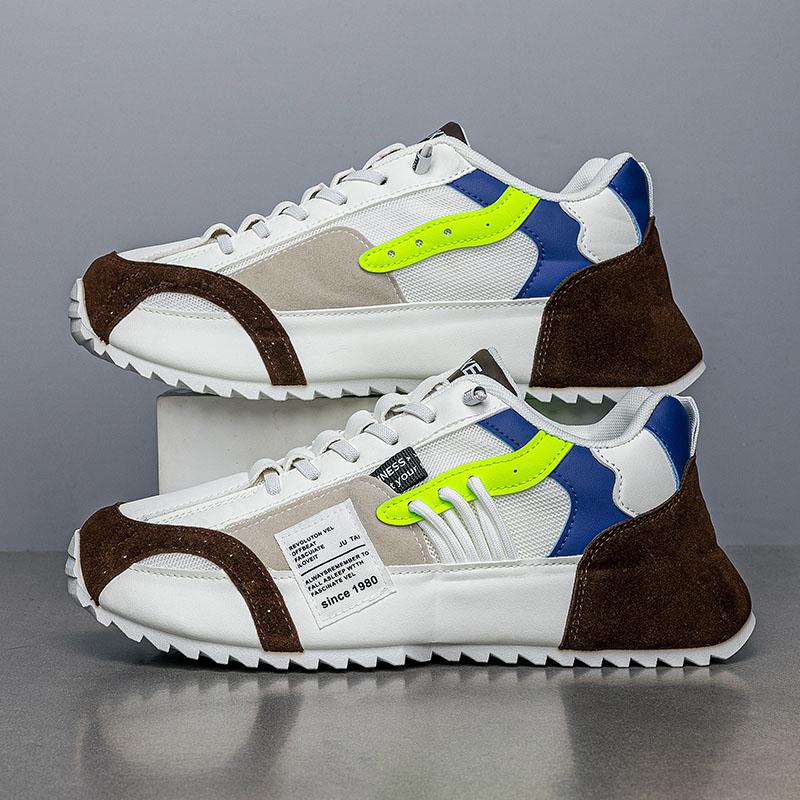 Trend Men’s Sneakers British Style Shoes For Men Platform Running Sport Sneakers Male Street Style Vulcanized Shoes Man