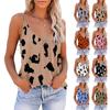 Women'sTops Summer Leopard Print Basic Sexy Camisoles Vests Tops