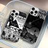 Чехол для телефона «Спокойной ночи, Пунпун» Чехол для телефона для iPhone 17 16 15 14 13 12 Pro Max Plus Фантастический блестящий чехол с узором «Аврора» и рябью воды