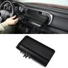 Черный ABS центральный контрольный держатель для приборной панели, ящик для хранения, держатель для телефона, лоток, подходящий для Toyota Tacoma 2016-2022, автоаксессуары