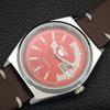 АВТОМАТИЧЕСКИЕ ВИНТАЖНЫЕ ОТРЕМОНТИРОВАННЫЕ МУЖСКИЕ ЧАСЫ SEIKO 5 6309A ЯПОНИЯ КРАСНЫЙ ЦИФЕРБЛАТ a440894-4
